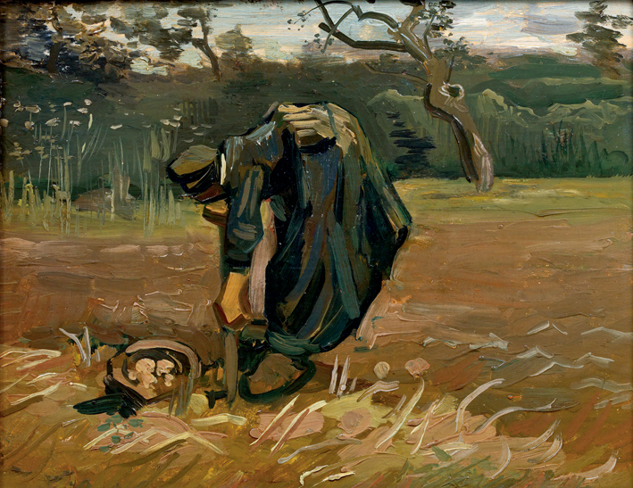  文森特·威廉·梵高  Vincent Willen Van Gogh —— 收土豆的农妇